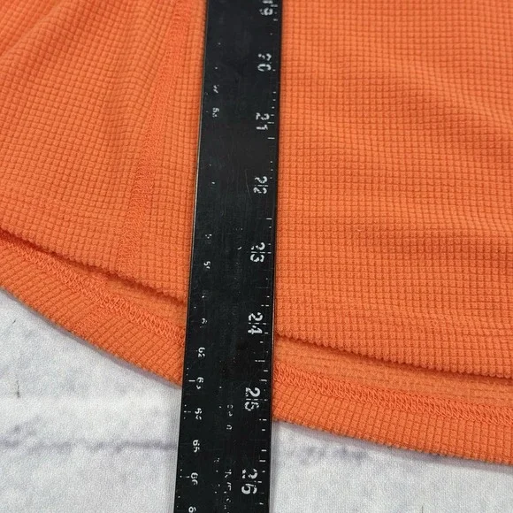 Arcteryx Womens Delta LT Zip Neck Jacket M Orange Alaska Majestic Heli Ski Logo